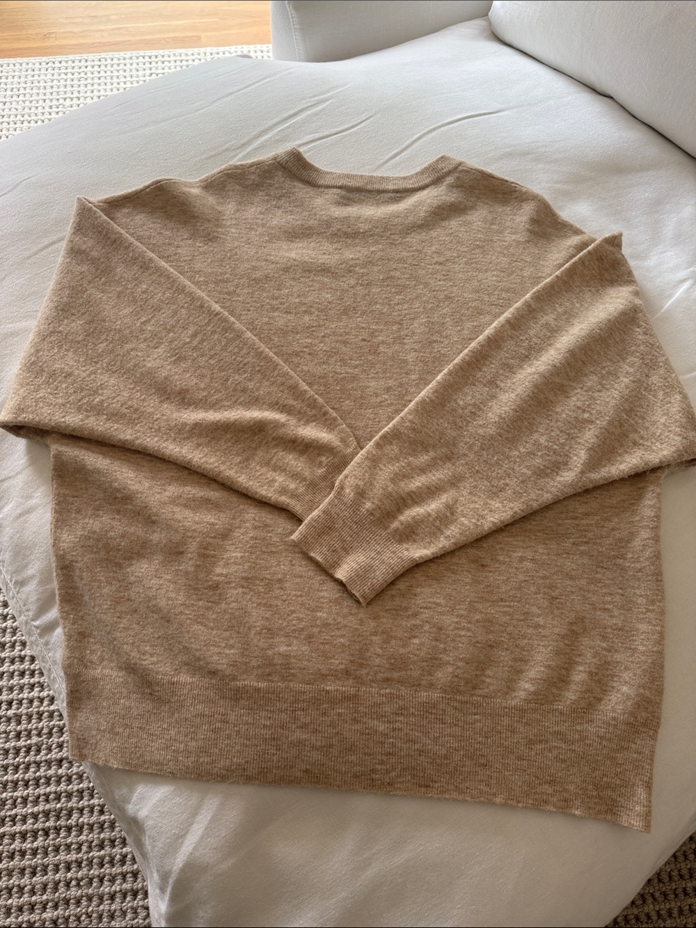 Jenni kayne beige cashmere blend crewneck - Picture 4 of 4